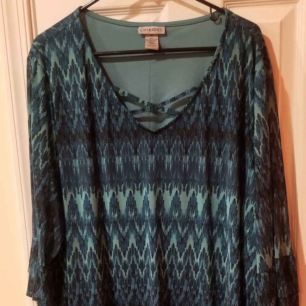 3/4 sleeve dress top